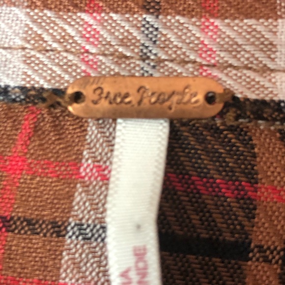 Free People Plaid Shirt - Picture 2 of 5